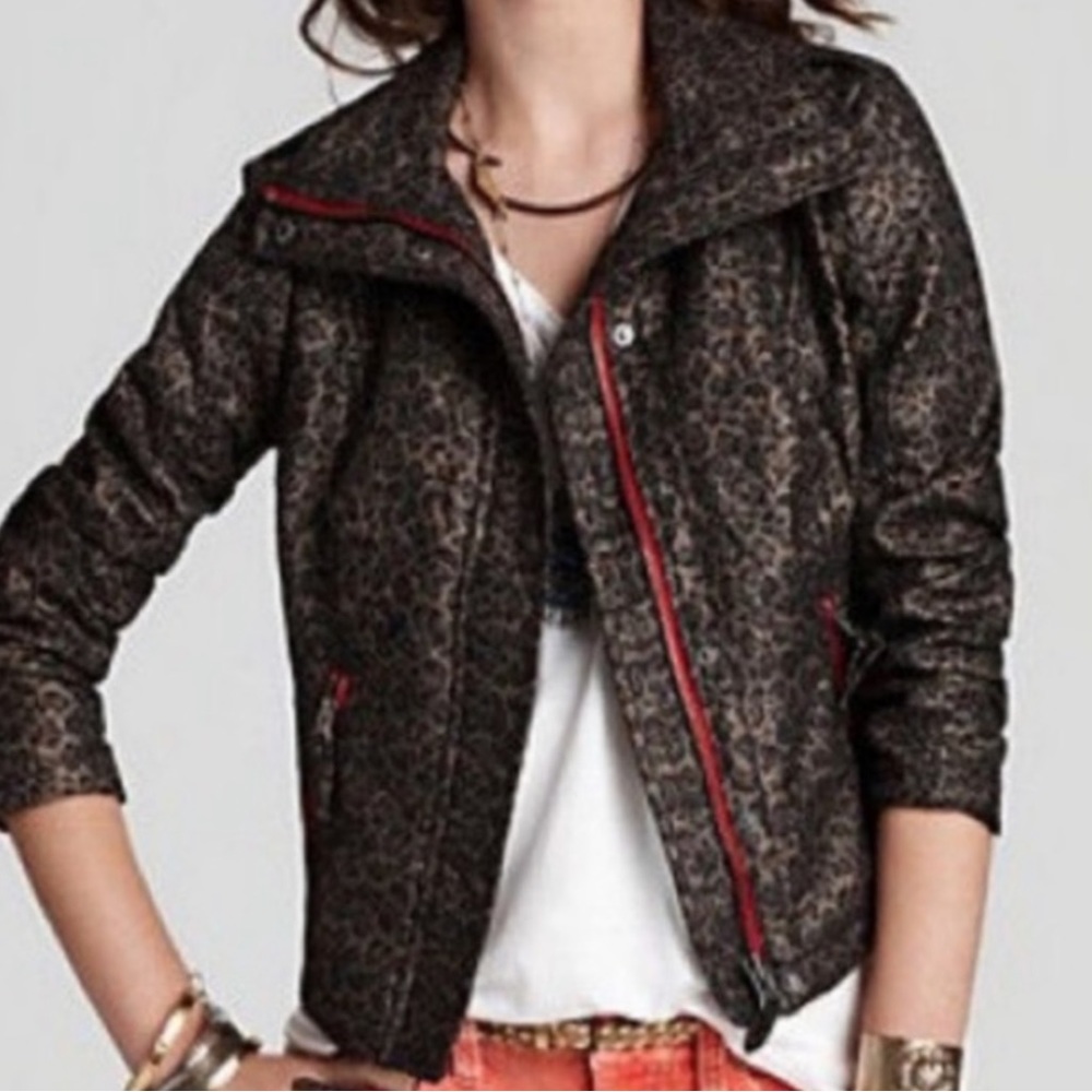 Free People Moto Jacket, EUC